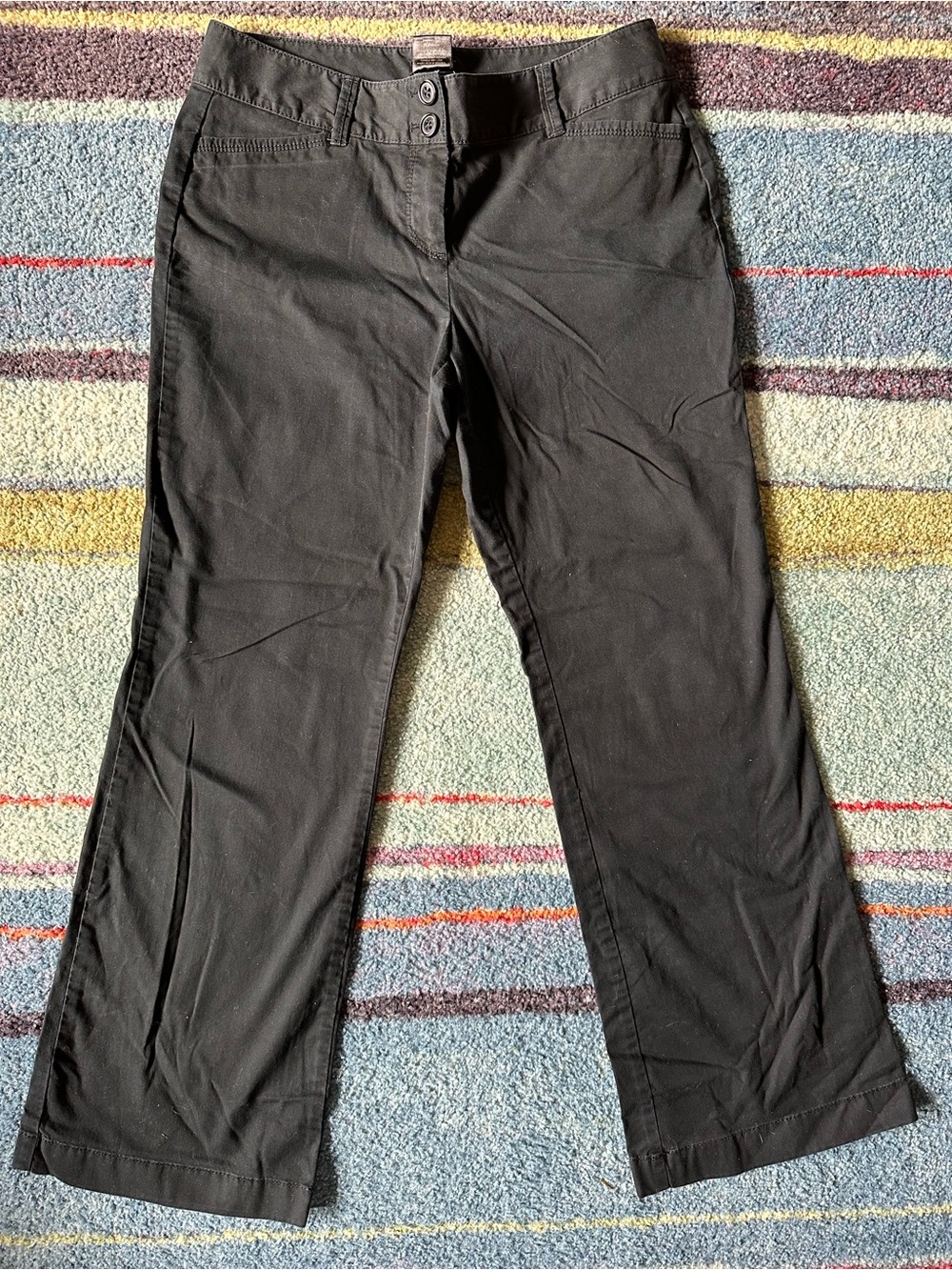 ANN TAYLOR PETITE SIGNATURE BOOTCUT PANTS — SIZE 4P